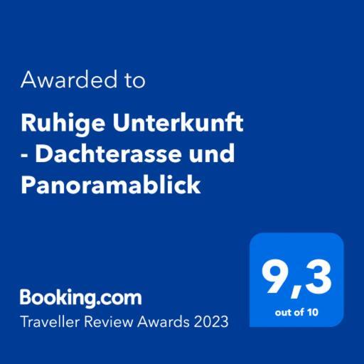 Ruhige Unterkunft - Dachterasse Und Panoramablick Warstein Exterior photo